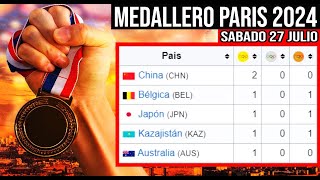 Medallero Juegos Olimpicos Paris 2024 ✨ #Paris2024 #JuegosOlimpicos #OlympicGamesParis2024