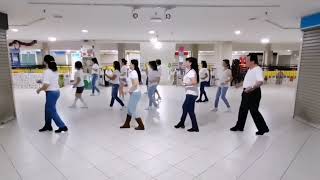 Satu Hati Line Dance Demo By:  D'Sisters & Friends LDG @AndricoYusran #linedance #enjoydancing