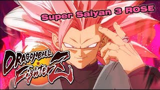 Dragon Ball FighterZ - Goku Black Super Saiyan 3 ROSE Vs Vegeta Super Saiyan GodGameplay