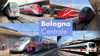 TRENI di TUTTI i TIPI alla STAZIONE di BOLOGNA CENTRALE! REG,INV, NCL, LIVREE SPECIALI e DEVIATI!