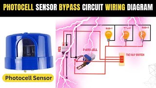 Photocell Sensor Bypass Circuit Wiring Diagram