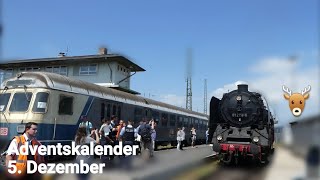 BR 01 mit Grüßen in Koblenz; Adventskalender #06