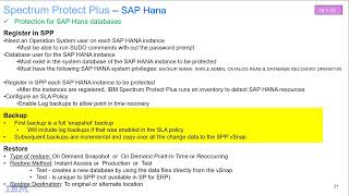 IBM Spectrum Protect Plus 10.1.12 SAP Hana Backup – Demo