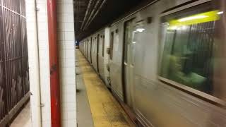 R46 F train to Jamaica -179 St entering Essex Street