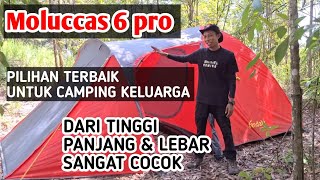 REVIEW TENDA  MOLUCCAS 6 PRO | TENDA KELUARGA #Tendaki