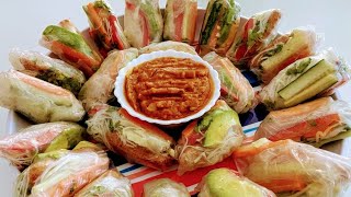 How to Make Fresh Rice Paper Rolls