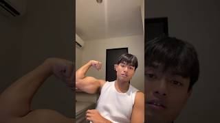 Video call before sleep #boyfriend #bodybuilding #muscle #flex #gym #motivation #man #boy #fitness