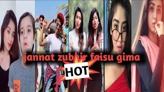 Jannat zubair,faisu and all tik tok trendind candidate,tik tok new vedios