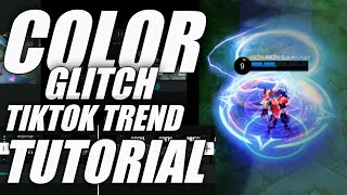 COLOR GLITCH TIKTOK TREND TUTORIAL | CAPCUT | MLBB | ARZN GAMING