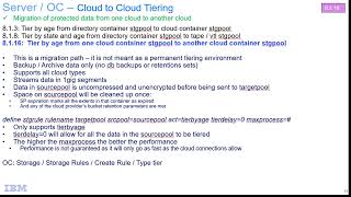 IBM Spectrum Protect 8.1.16 Cloud to Cloud Tiering – Demo