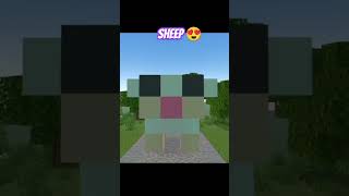 Minecraft ,sheep statue bulid #shorts #minecraft #shortvideo #viral