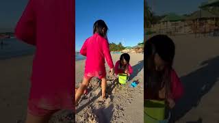 Sand playtime with Hailey and Sofey #twins #sandplay #playtime