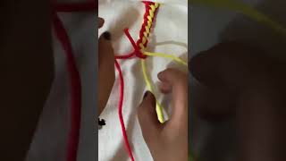 Macrame basic knot for beginners #diy #shorts #macramemakers #macrameart #deepsmacrameart