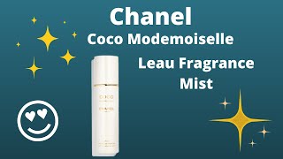 Chanel Coco Modemoiselle Leau Light Fragrance Mist😍| Review& First Impression|| Jasmin Sparkle