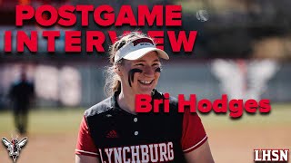 Postgame Interview: Bri Hodges, Lynchburg Softball