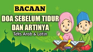 DOA SEBELUM TIDUR DAN ARTINYA