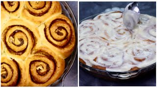 السينامون رولز الخطيرة بطعم خيالي أقوى من الجاهزة ( لن تستغنوا عن الوصفة أبدا )| Cinnamon Rolls