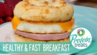 Microwave English Muffin Recipe - Protein Treats by Nutracelle