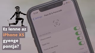 A Face ID az iPhone XS Achilles-sarka? (Újabb TÍPUSHIBA az iPhone-nál?)