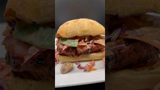 Asian Bang Pork Tendy Sandwich (recipe in description)