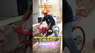 Jangan lupa like yah.         #sepeda #modifikasi#ninja #dragrace #videoshort