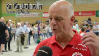 Adalsteinn Eyjólfsson und Kai Wandschneider zum Derby beim Linden-Cup