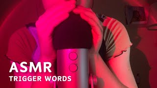 ASMR | Trigger Words for Sleep & Tingles 💤 (Face Touching & Hand Movements)