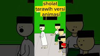 sholat tarawih super cepat #shorts #animasiislami #ceritaislami