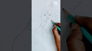 #youtubeshorts #drawing #krishna #janamashtmispecial