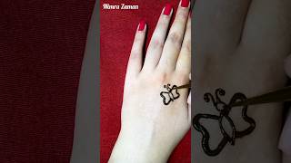 #shorts Butterfly 🦋 henna tattoo #mehndi #hennatattoo #viralvideo