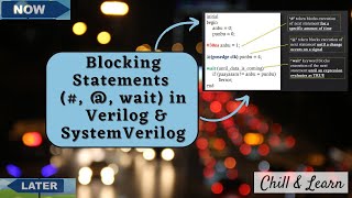 #, @ and wait blocking statements | Co-relation between these delays