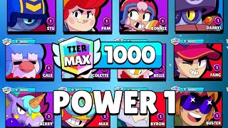 First ever all Brawlers Tier Max Power 1🔥