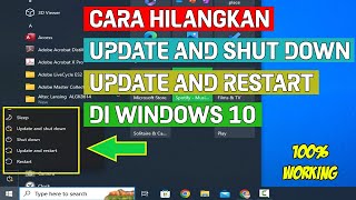 Cara Menghilangkan Update Windows 10 Saat Shutdown