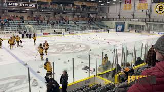 Overtime Win Triggers Teddy Bear Toss - Estevan Bruins vs. North Stars