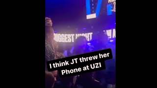 J.T HITS Lil Uzi face WITH PHONE @ B.E.T awards 2023, for flirting with ICE SPICE, IT HIT DIFFERENT.