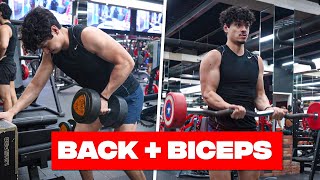 Martin Rios' Athletic Bodybuilding Back and Biceps Workout In Dubai 🇦🇪💪