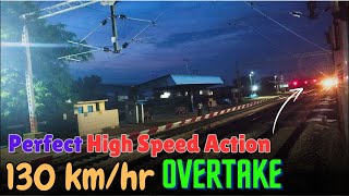 *Sampoorna Kranti* Overtake it's Clone | High Speed evening overtakes in Rainy season ☔