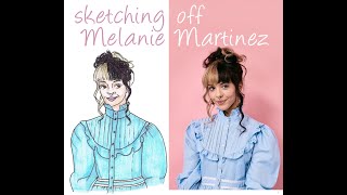 Sketching of Melanie Martinez - Sippy Cup (acoustic) / Jak naszkicować Melanie Martinez?