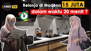 SHOPING CHALLENGE 15 juta MODENA ATAU TEKA - PILIH KOMPOR COOKER HOOD RINAI