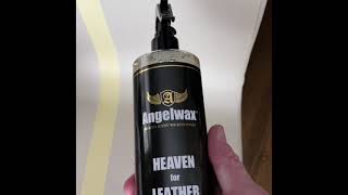 Rengöring av läder kan inte bli lättare eller bättre ! Angelwax Heaven For Leather