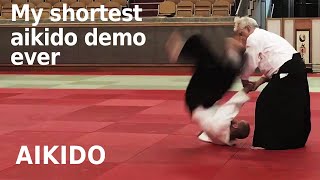 My shortest aikido demo ever, by Stefan Stenudd