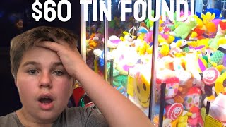 $60 Pokémon Card Tin Found In Hidden Machine! (Let’s Try To Get It)