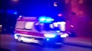 Ambulance responding in Tartu / Tartu kiirabi vilkuritega