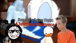 Donald’s Snow Fight: A Terrifying Experience