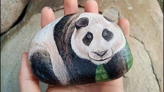 Rock art animal _ The Panda - HNAG79 #74