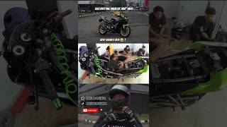 Full on YouTube : muhamad zaka 😅 #short #turunmesin #ninjarr #2stroke #motovlog #mekanik #viral #fyp