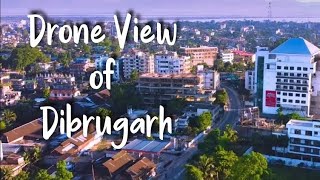 Dibrugarh like Never Before A Drone's Eye View.The Aerial Perspective Dibrugarh Tea Gardens and City