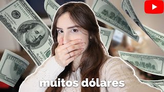 TUDO SOBRE O MEU PRIMEIRO PAGAMENTO DO YOUTUBE: quanto ganhei, como funciona e métricas do canal 💵