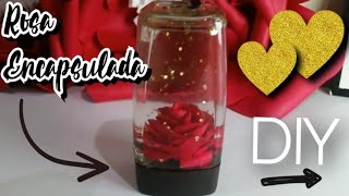 Rosa encapsulada 🥰 Detalle para regalar ❤️ #diy