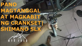 HOW TO REMOVE AND INSTALL CRANKSET | SHIMANO SLX